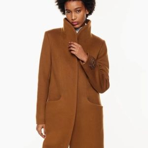 Aritzia Wilfred Cocoon New Coat (Cigar color)